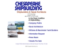 CHESAPEAKE SHIPBUILDING CORP.