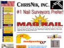Website Snapshot of Chrisnik, Inc.