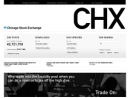 Website Snapshot of Chicago Stock Exchange, Inc.