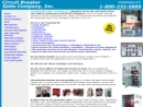 Website Snapshot of Circuit Breaker Sales Co., Inc.