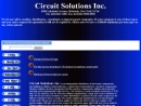 Website Snapshot of CIRCUIT SOLUTIONS INC