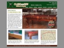 Website Snapshot of Clark & Son Pool Table Co.