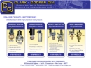 Website Snapshot of Clark Cooper Div.