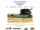 Website Snapshot of Clarke Machine