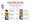 Website Snapshot of Clark Power Systems