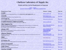 Website Snapshot of Clarkson Laboratory & Supply Inc.