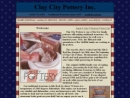 Website Snapshot of Clay City Pottery
