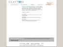Website Snapshot of CLAYTON SERVICES LLC