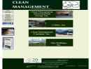 Website Snapshot of Clean Management Environmental