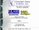 Website Snapshot of Clearlight Glass & Mirror, Inc.