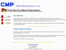 Website Snapshot of Clifton Metal Products Co., Inc.