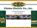 Website Snapshot of CLINTON ELECTRIC CO INC