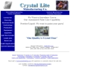Website Snapshot of Crystal Lite Mfg. Co.