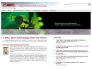 Website Snapshot of C-MAC Microtechnology