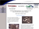 Website Snapshot of Craft Metal Spinning Co.