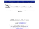 CONSOLIDATED METAL SERVICE INC