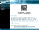 Website Snapshot of CNC Dynamics, Inc.