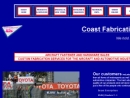 Website Snapshot of Coast Fabrication, Inc.