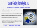 Website Snapshot of Optical Coating Technologies, Inc.