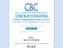Website Snapshot of CODE BLUE COMMUNICATIONS, INC.