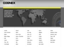 Website Snapshot of COGNEX CORPORATION