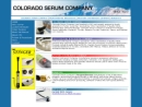 Website Snapshot of COLORADO SERUM COMPANY