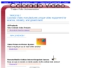 Website Snapshot of COLORADO VIDEO INC
