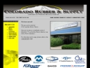 Website Snapshot of COLORADO RUBBER & SUPPLY COMPA