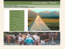 Website Snapshot of Denver Tent