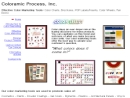 Website Snapshot of Coloramic Process Inc.
