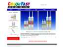 Website Snapshot of Color Fast Industries Inc.