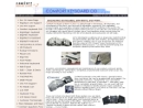 Website Snapshot of Comfort Keyboard System