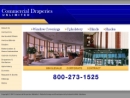 Website Snapshot of Commercial Draperies Unlimited