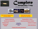 Website Snapshot of Complete Metalworks Corp.