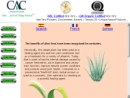 Website Snapshot of Concentrated Aloe Corp.