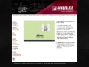 Website Snapshot of Concealite Life Safety Products