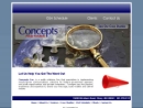 Website Snapshot of CONCEPTS INC