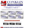 Website Snapshot of Conklin Metal Industries, Inc.