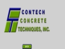 Website Snapshot of CONTECH CONCRETE TECHNIQUES, INC.