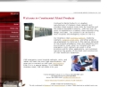 Website Snapshot of CONTINENTAL METAL PRODUCTS CO,