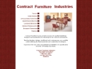 Website Snapshot of Contract Furniture Industries, LLC