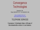 Website Snapshot of CONVERGENCE TECHNOLOGIES, INC.