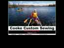 Website Snapshot of Cooke Custom Sewing