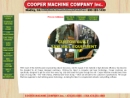 Website Snapshot of Cooper Machine Co., Inc.