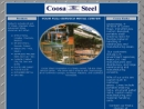 Website Snapshot of Coosa Steel Corporation