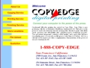 Website Snapshot of Copy Edge Printing