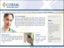 Website Snapshot of CORAM HEALTHCARE CORPORATION OF