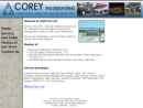 Website Snapshot of COREY SALES & SERVICE CO.