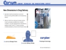 Website Snapshot of Corium International, Inc. (H Q)