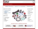 Website Snapshot of Corley Gasket Co.